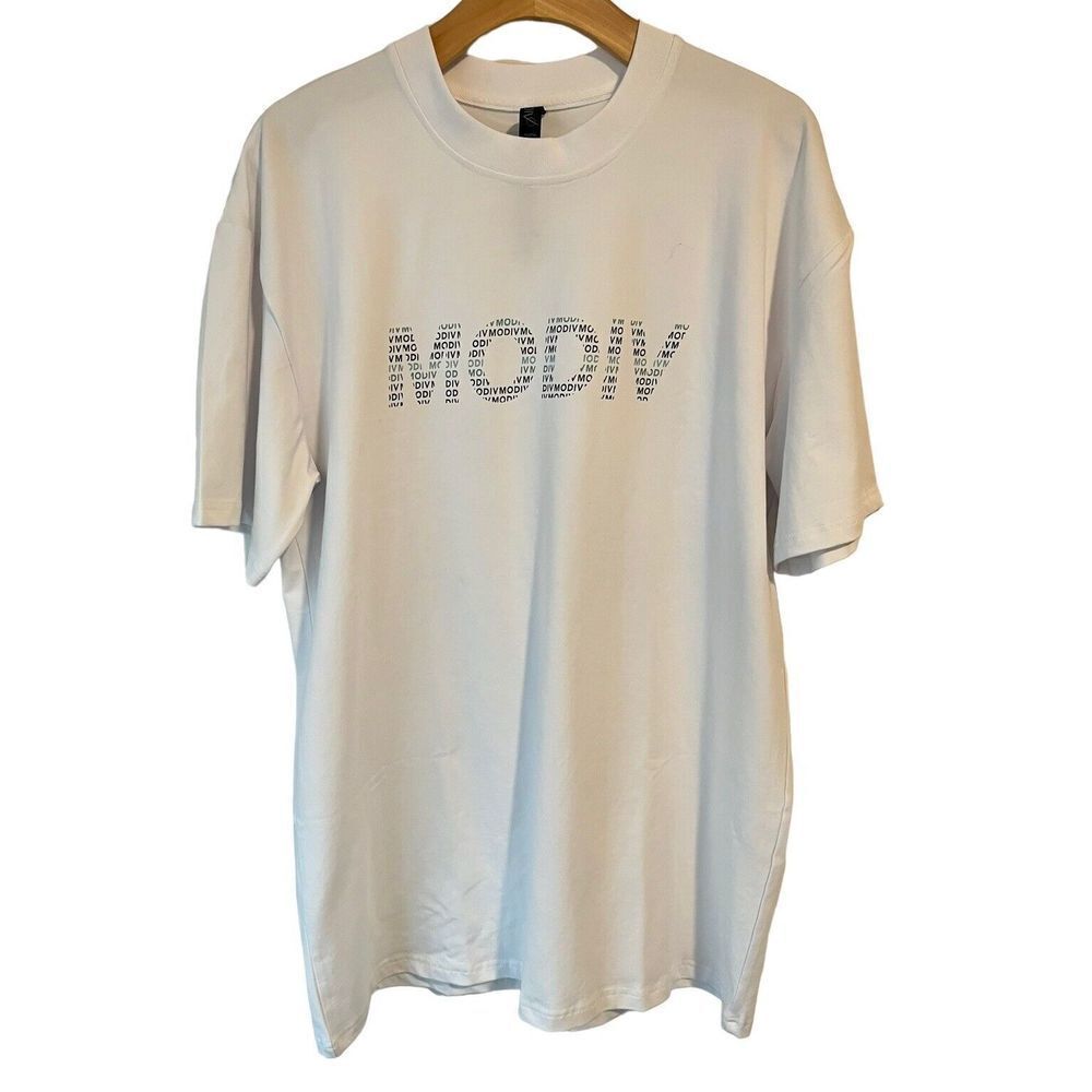 Modiv Mens Medium White Short Sleeve Performance Tee